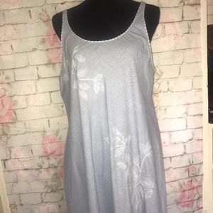 Oscar De La Renta long cotton Sleeveless dress