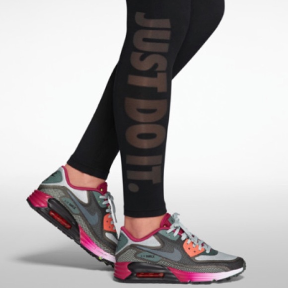 Nike Nike see through mesh "JUST DO IT." leggings from Happy's
