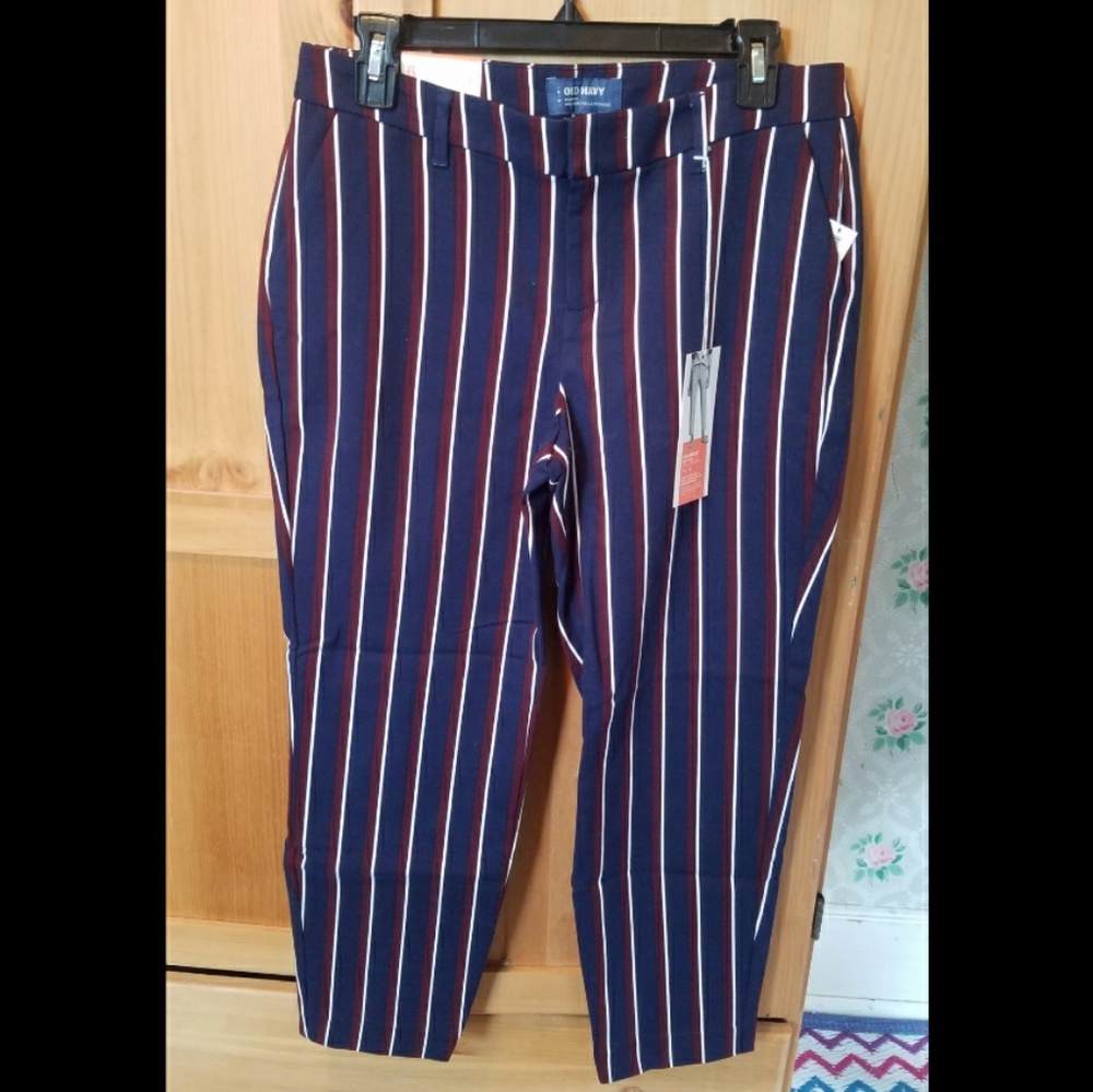 BNWT Pinstripe "Harper" slacks