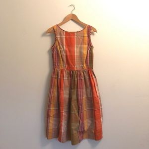 Isaac Mizrahi Plaid Cotton Sun Dress