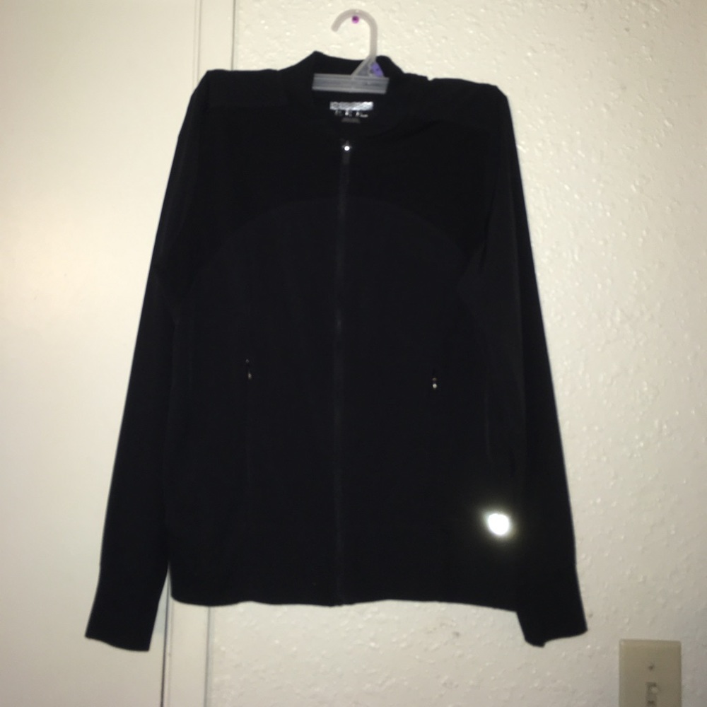 Black workout jacket