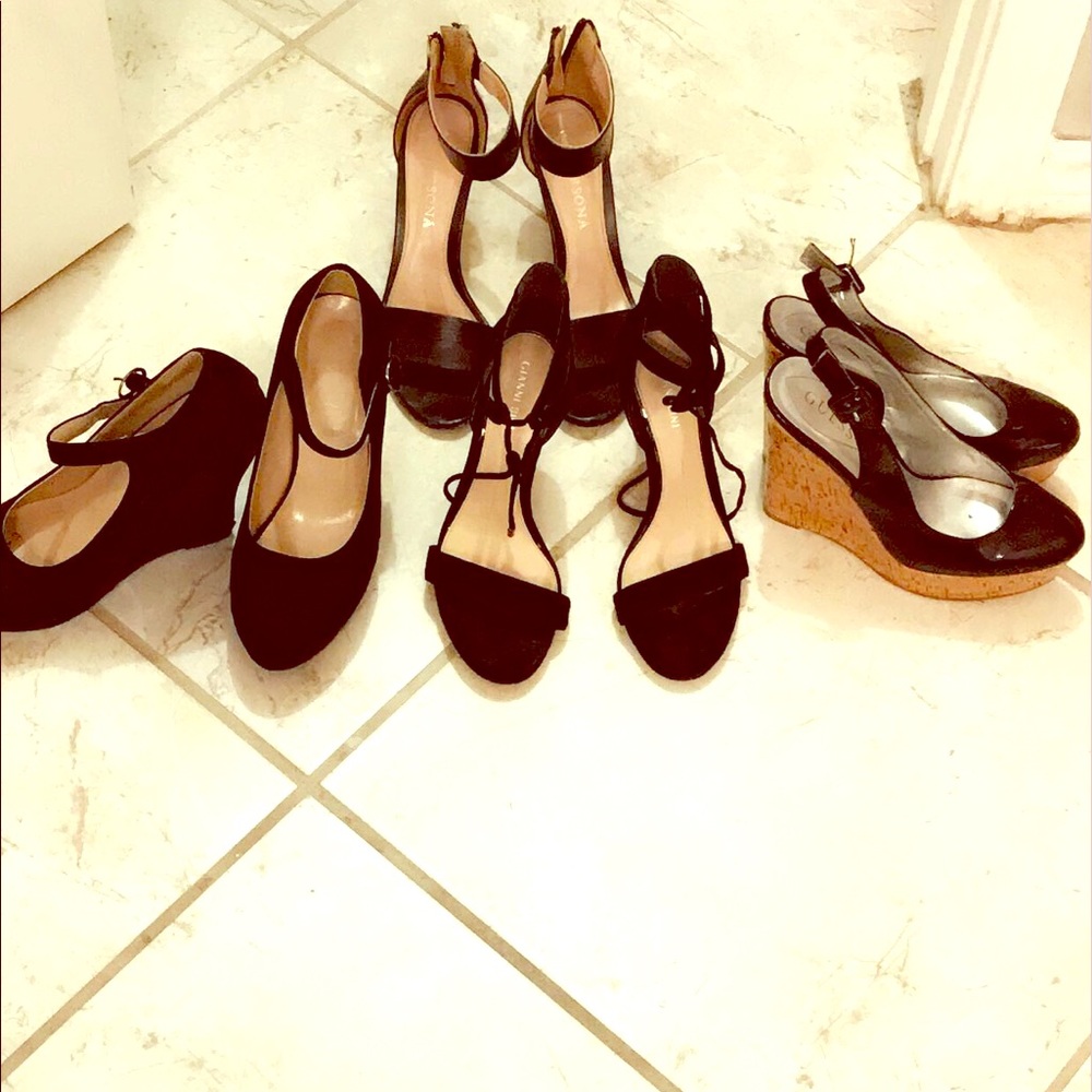 Black heels