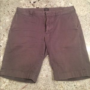 Men's Grey J. Crew Shorts