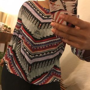 🖤 Mara Hoffman Open Back Silk Tassel Top