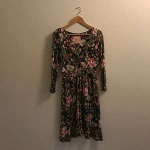 Anthropologie Lilka Jersey Dress with Knot Front