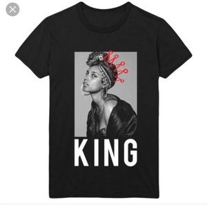 Alicia Keys Graphic KING/AKNY T-Shirt