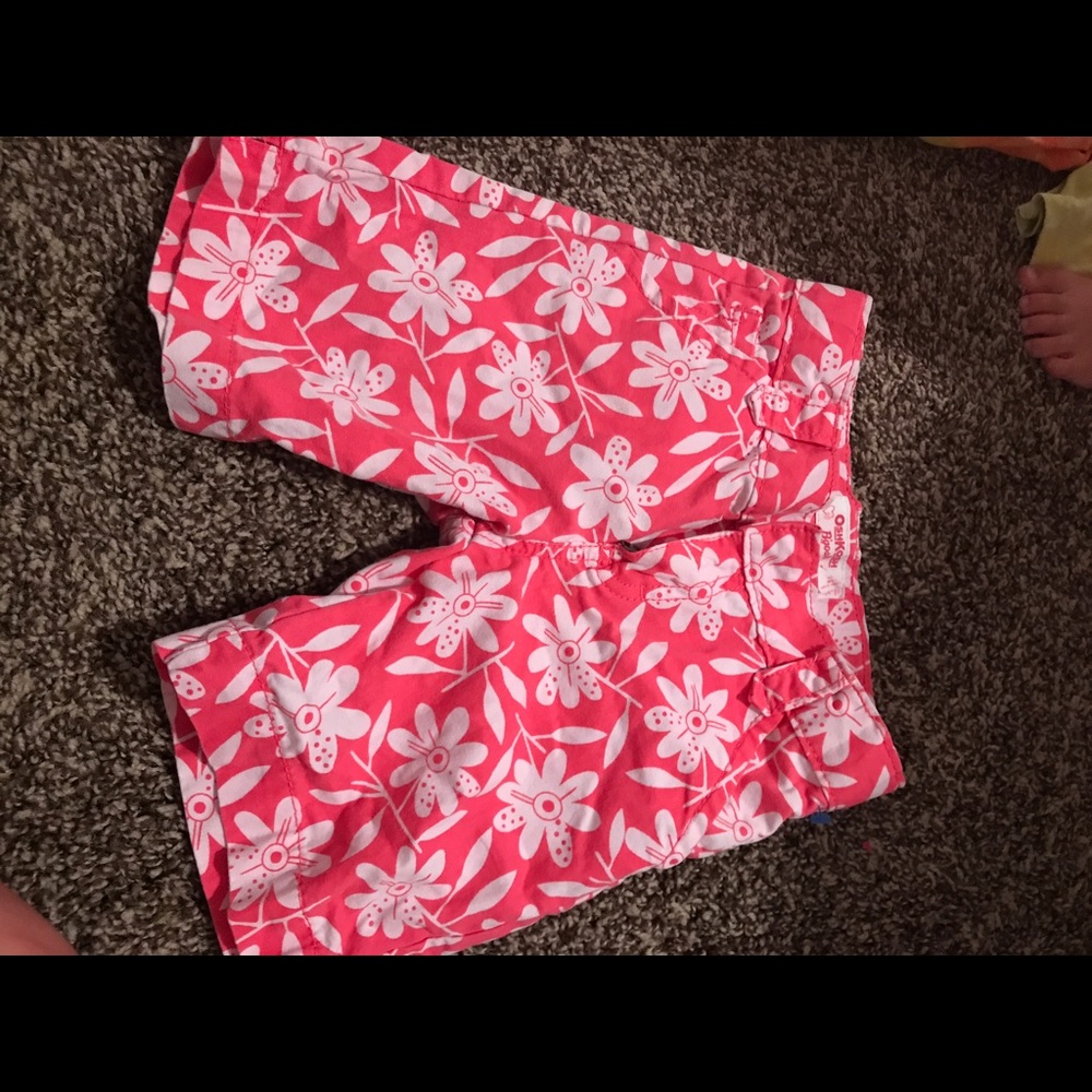 Girls flowered shorts