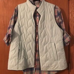 Vineyard vines vest and flannel (sold as a set)