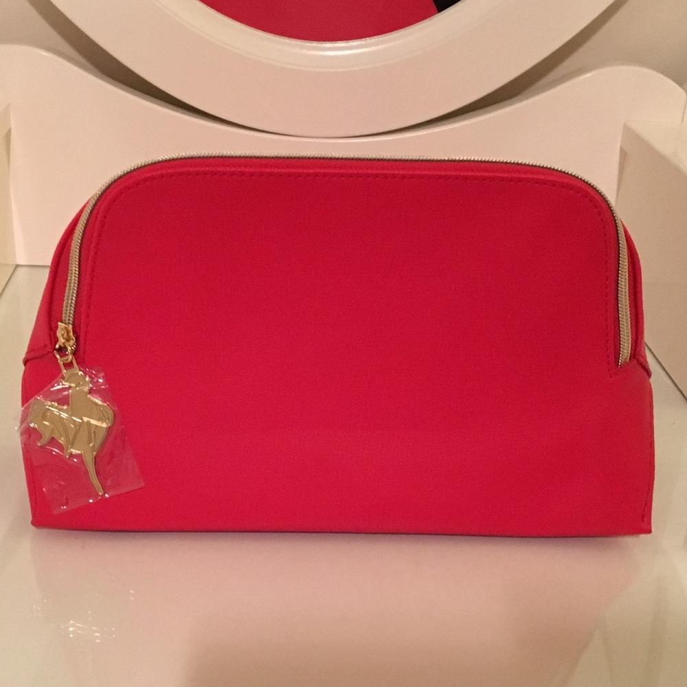 NWT - red cosmetic bag