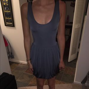 Silver-blue Three Dot Dress XS