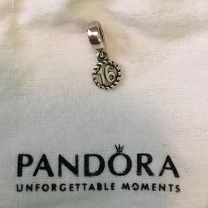 Pandora Sweet 16 Charm