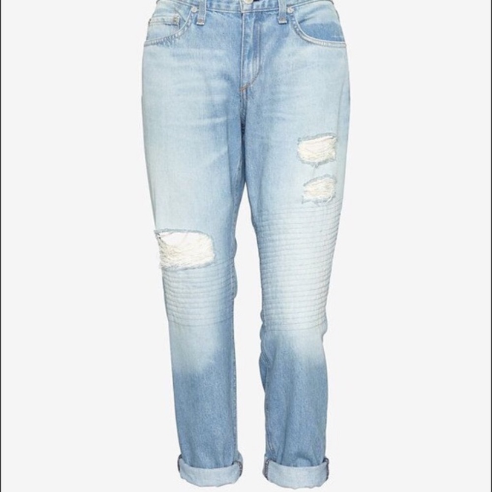 Rag & Bone Moto boyfriend jeans