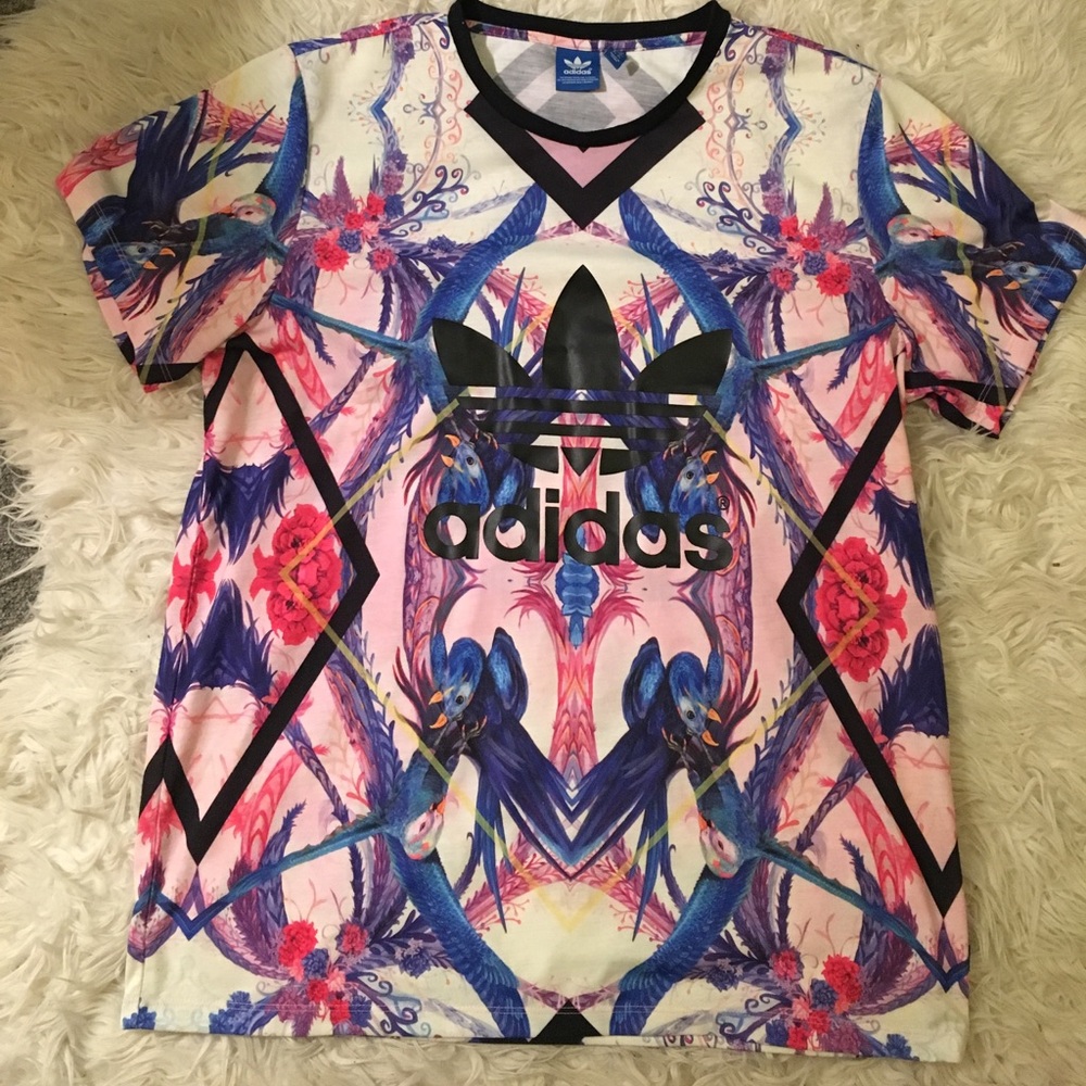Adidas Long Fashion Print Top