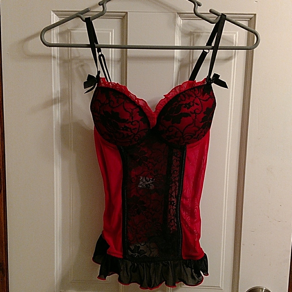 Red Lingerie Top