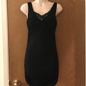 Black mini dress