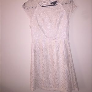 White lace dress