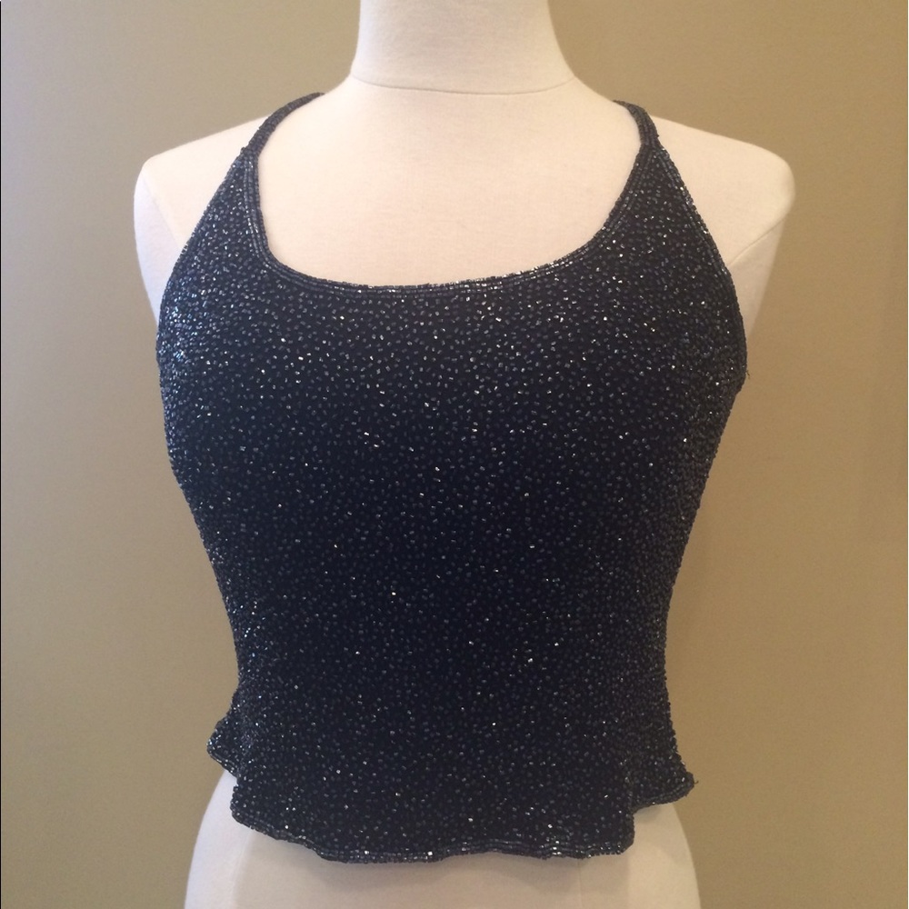Cache Sequin Top