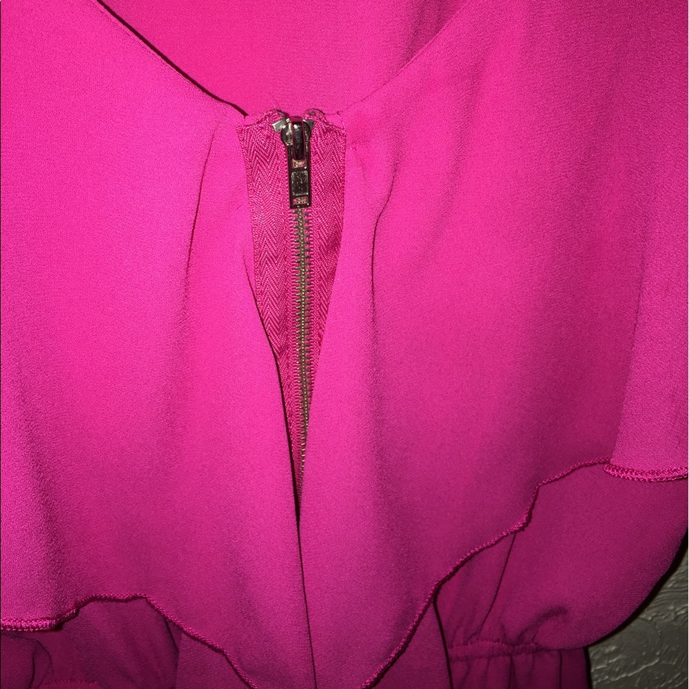 Pink Ruffle Blouse - Picture 2 of 2