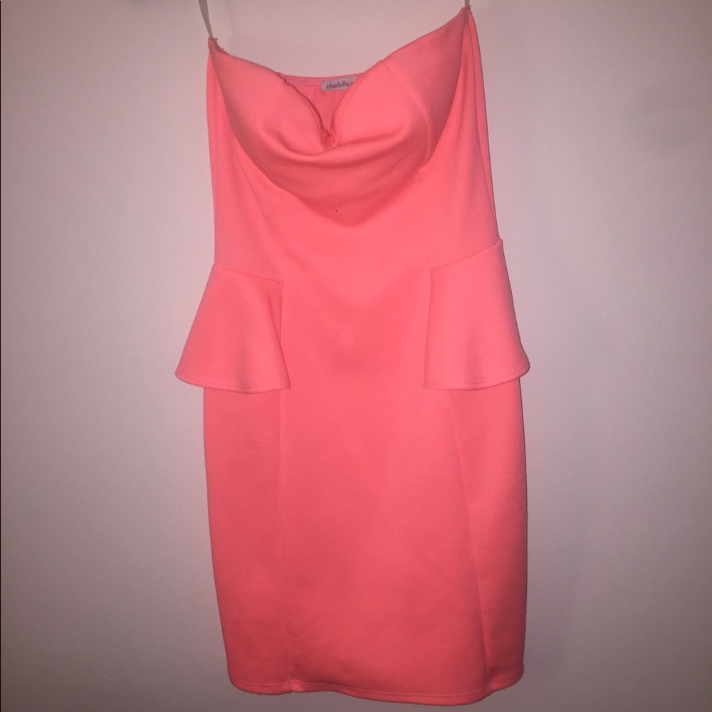 Coral dress