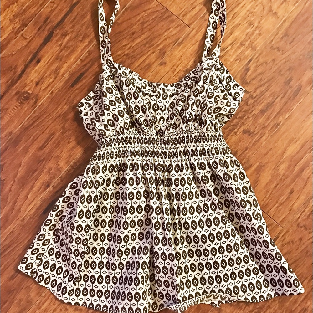 Boho Strappy Tie Back Blouse
