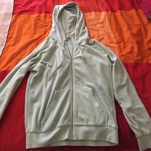 Classic velour Juicy jacket with gold zipper