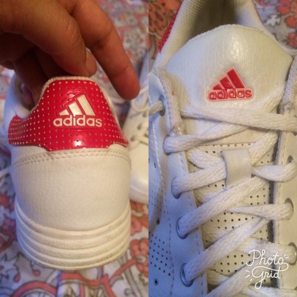 Adidas retro white and red