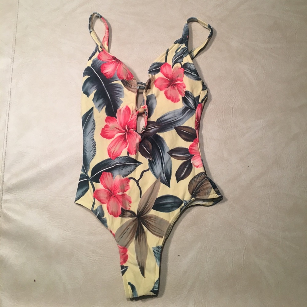 Floral Print One Piece