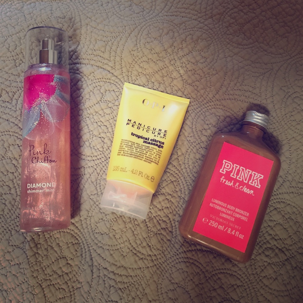 Steal deal: Bath and Bodyworks, OPI & VS bronze.