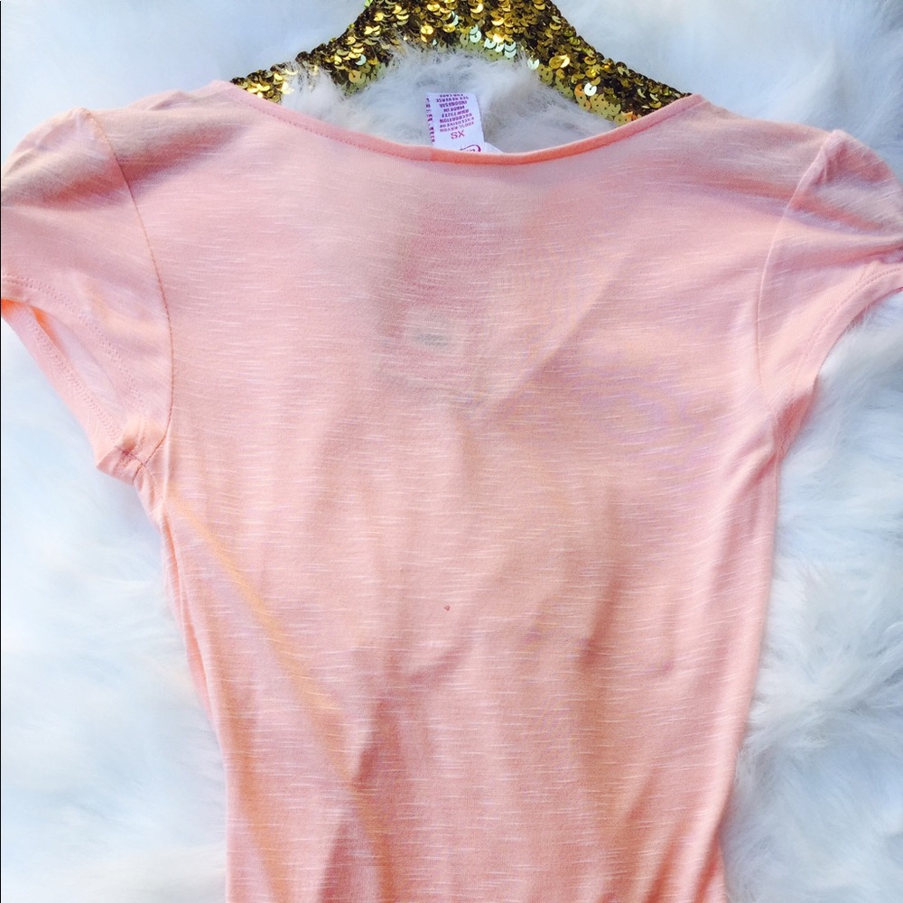 Candie's Peach 🍑 Summer Blouse NWT - Picture 5 of 6