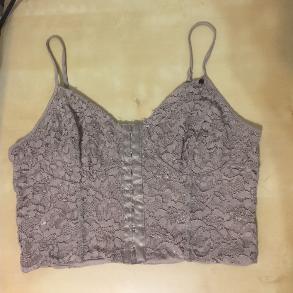 Guess corset crop top