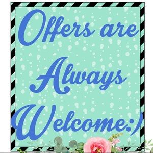 Feel free to make an offer❤️