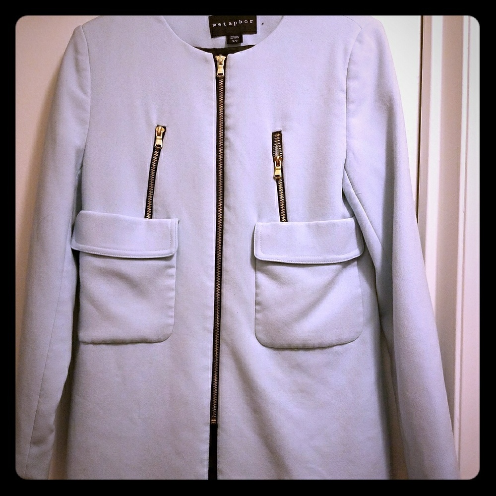 Powder blue coat*FINAL PRICE DROP*