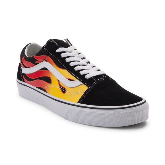 vans flame old skool shoes
