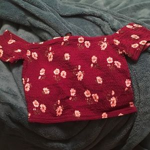 F21 Floral Crop Top!