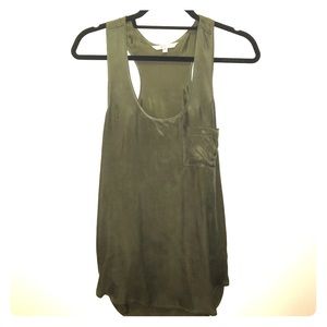 Army green BB Dakota pocket tank- XS