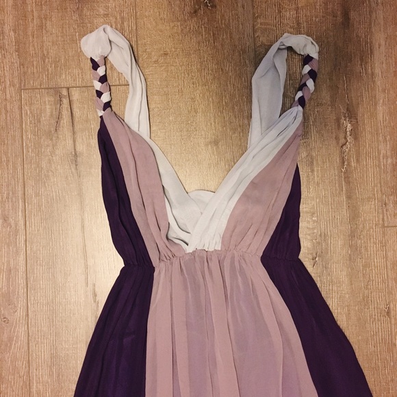 Color Block Long Dress - Picture 3 of 7