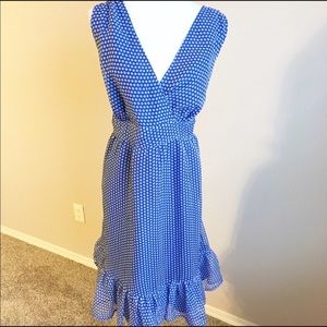 Fun blue & white dress
