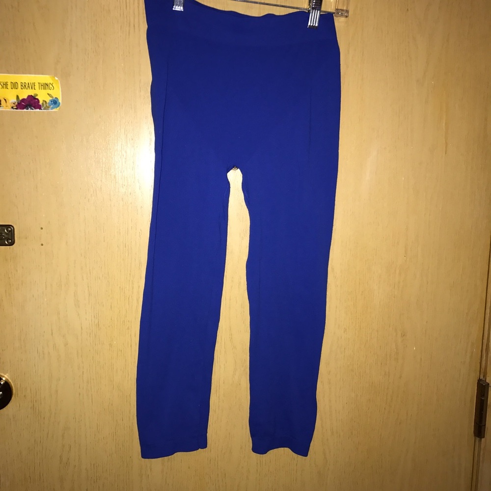 Blue full length teggings