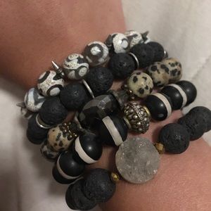 Fabulina black/neutral stack of 5