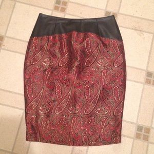Bnwt paisley print skirt from the limited
