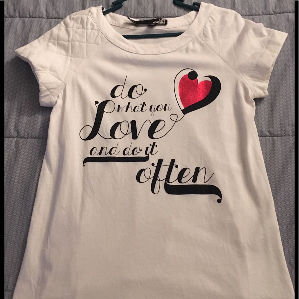 Moschino heart tee