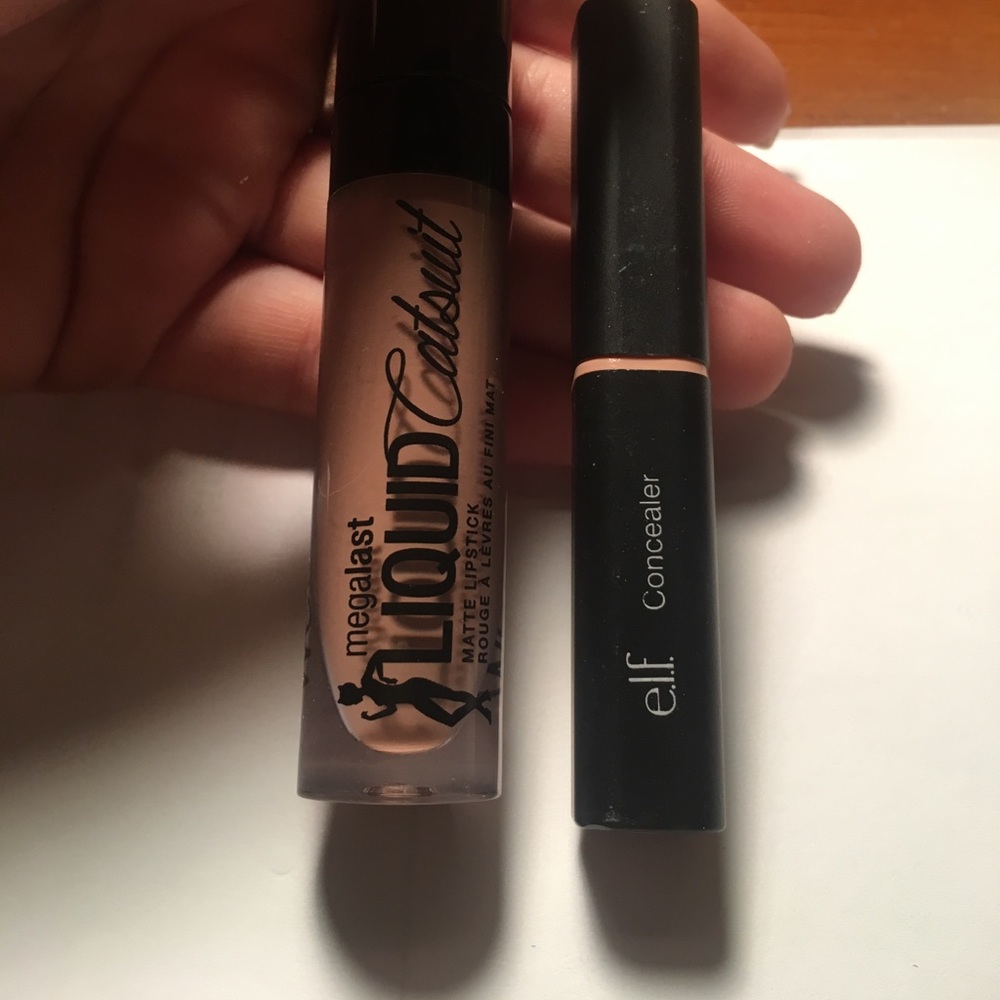 Concealer and Lipstick!