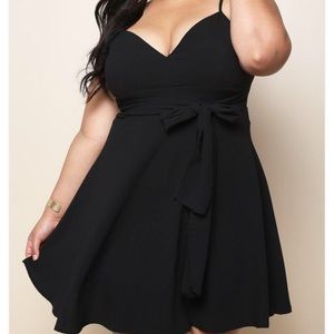 All black Mini Dress