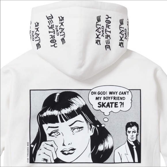 Supreme NWT SUPREME x THRASHER BOYFRIEND HOODIE SZ LARGE from