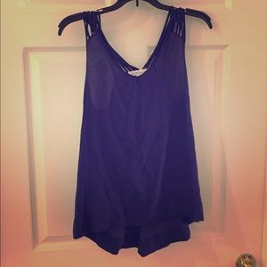 BCBGeneration Navy Top