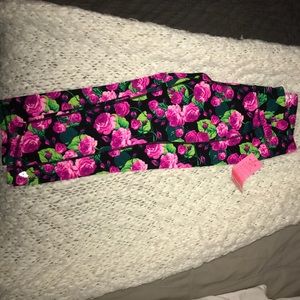 Betsey Johnson Floral Workout Capris