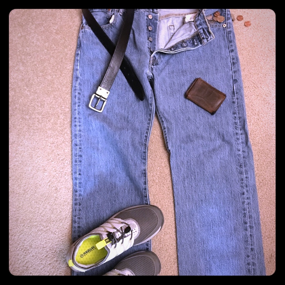 4 pair Men's Authentic Button Fly Levis Bundle of