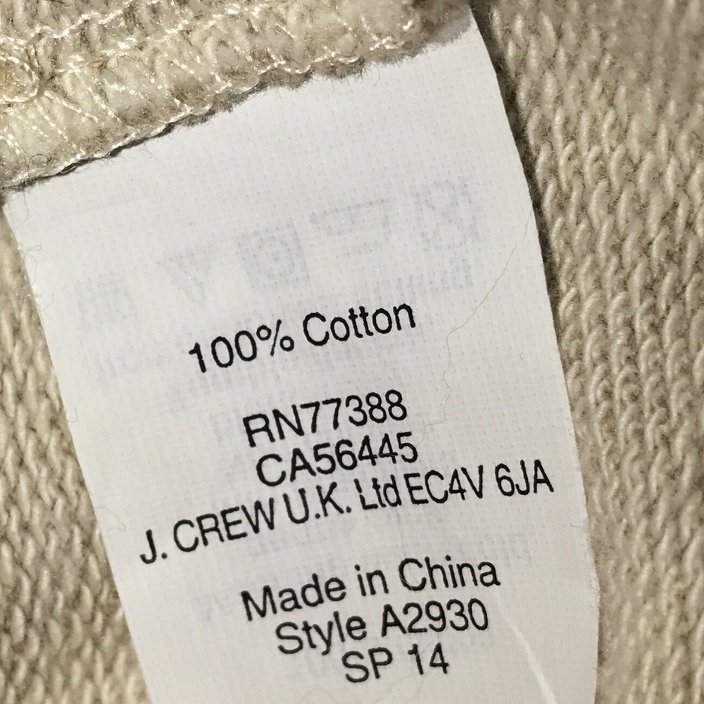 J.Crew Back-Zip Colorblock Sweatershirt - Picture 8 of 8