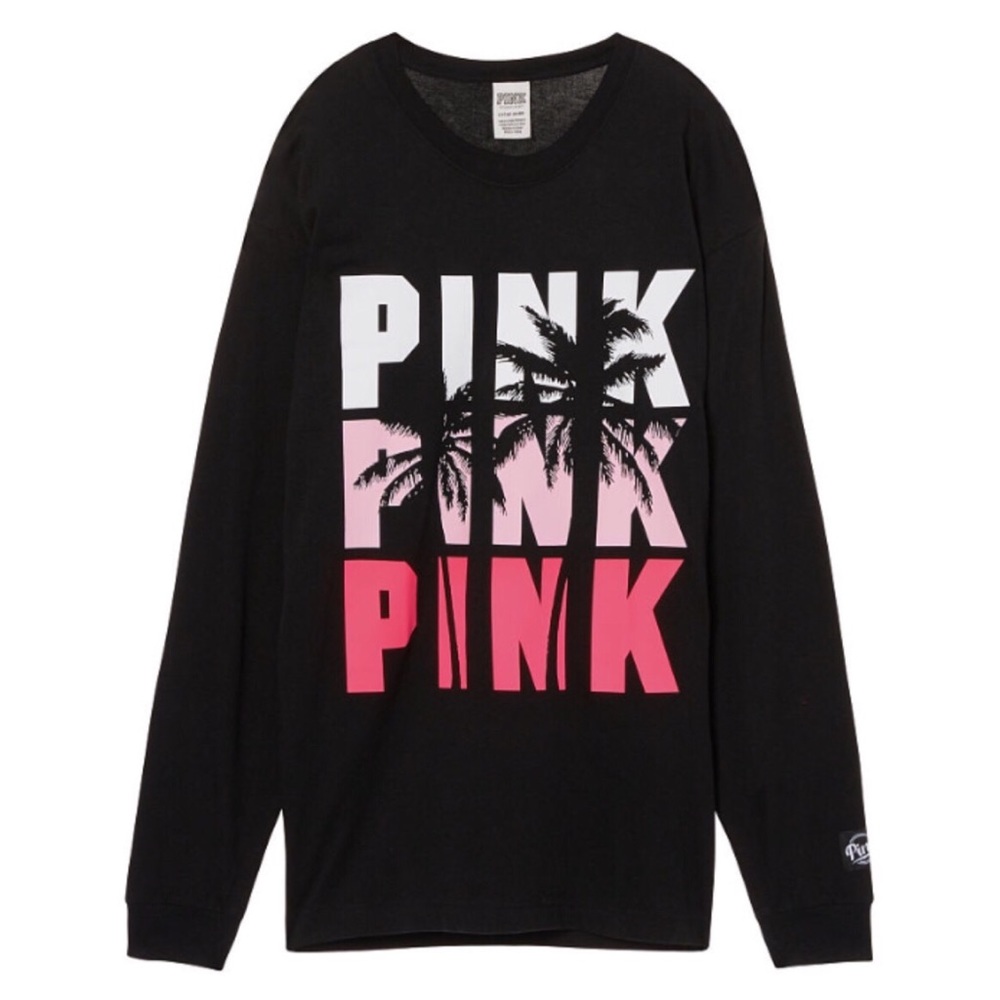 PINK Campus Long Sleeve Tee