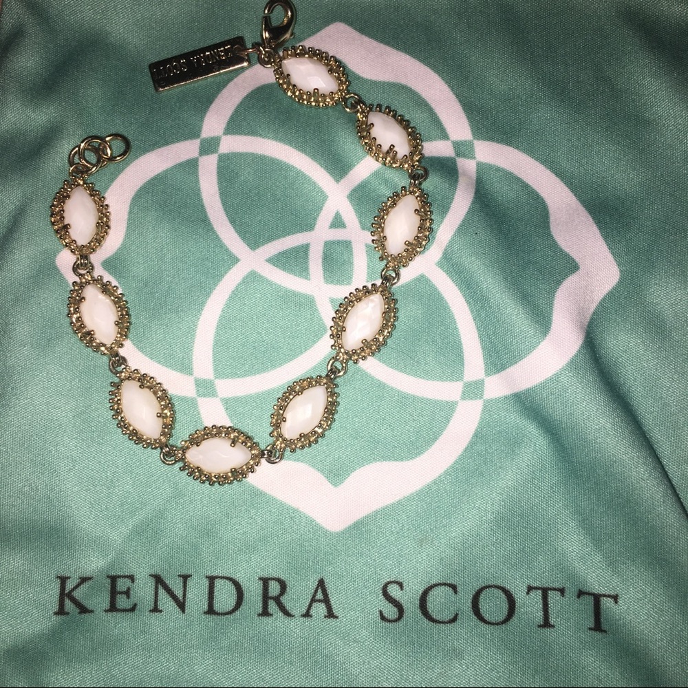 Kendra Scott White Jana Bracelet